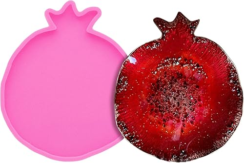 Moldes de silicona de resina de ágata de 10.0in, brillantes y brillantes, para decoración del hogar