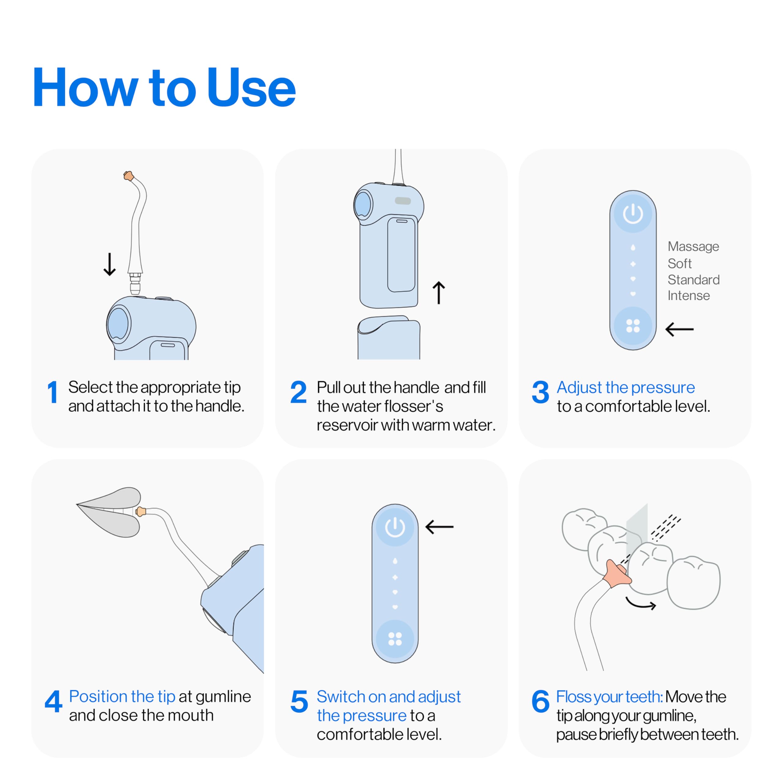 usmile C10 Portable Water Flosser – Travel-Friendly, 95-Day Battery, 4 Modes, 360° Nozzle, 180ml Tank, IPX7 Waterproof, Dentist-Recommended for Braces, Implants & Sensitive Gums (): Purple