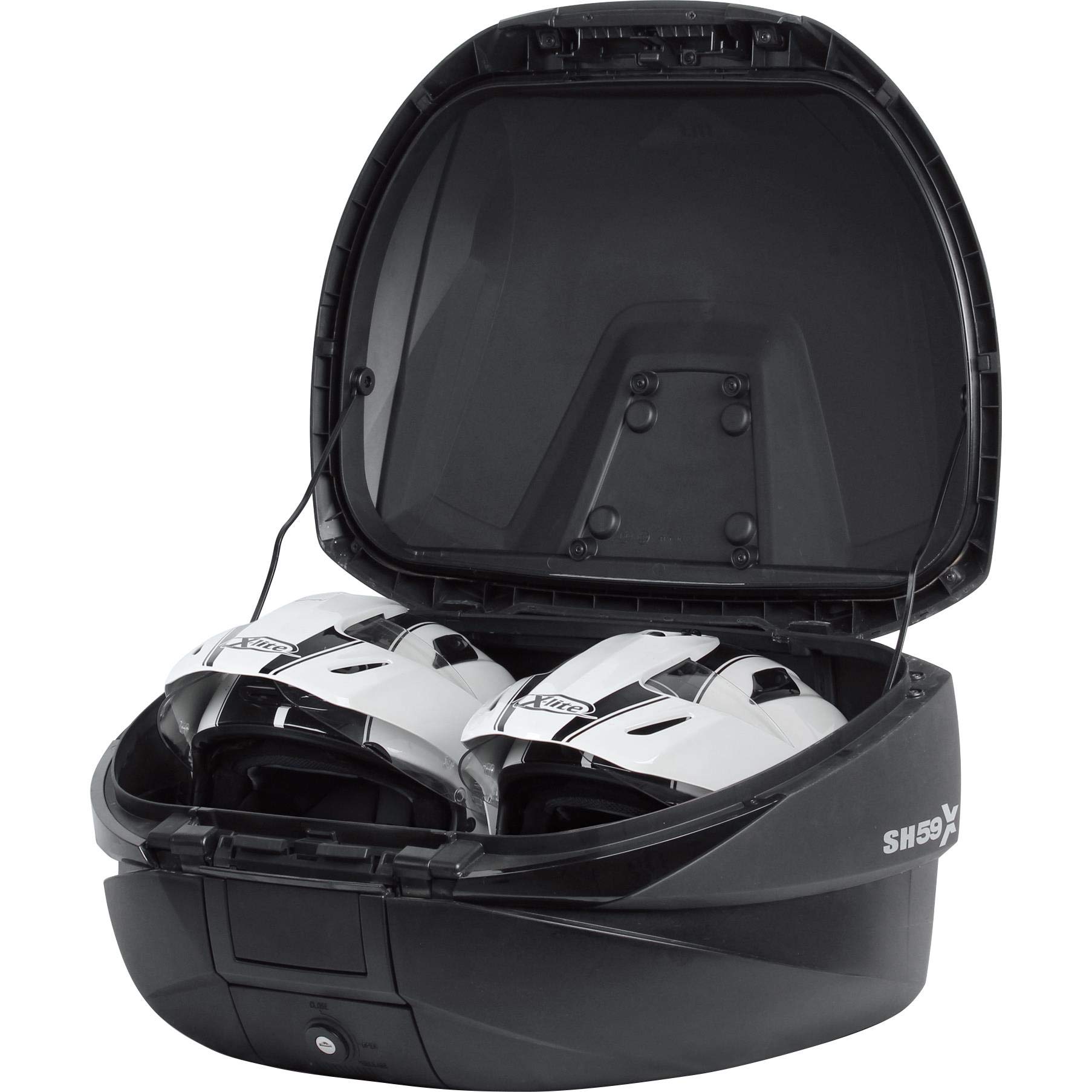 SHAD D0B59100 Koffer Top Case Expandable SH59X, Aluminium, Größe Normal