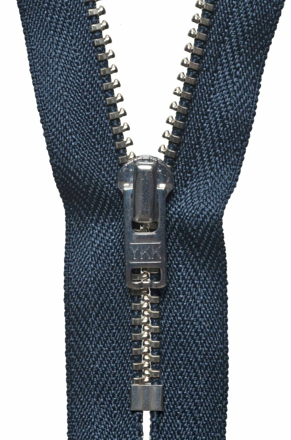 YKK Metal Trouser Zip - Dark Navy (20cm)