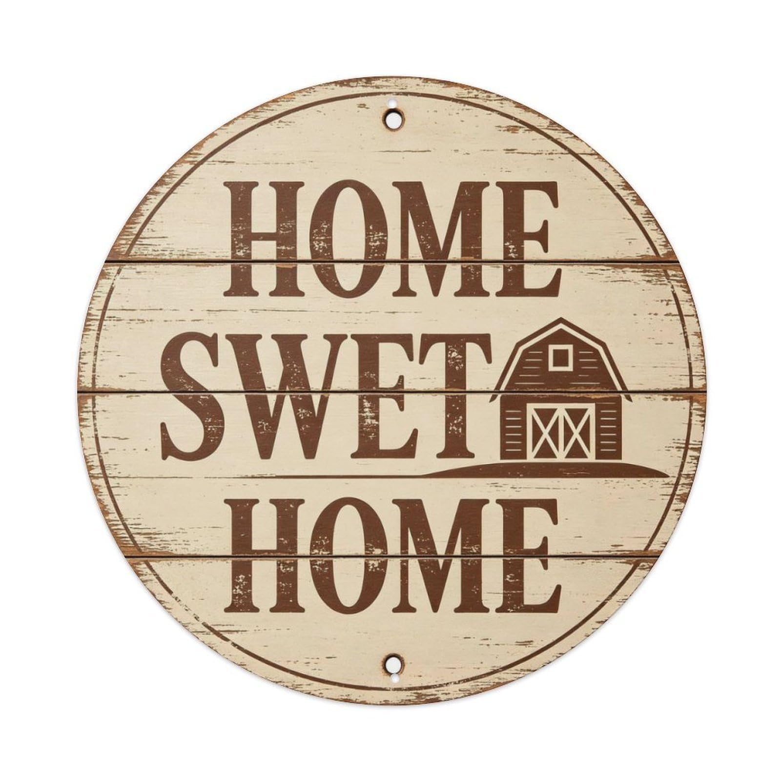 Home Sweet Home Metal Tin Sign Plaque