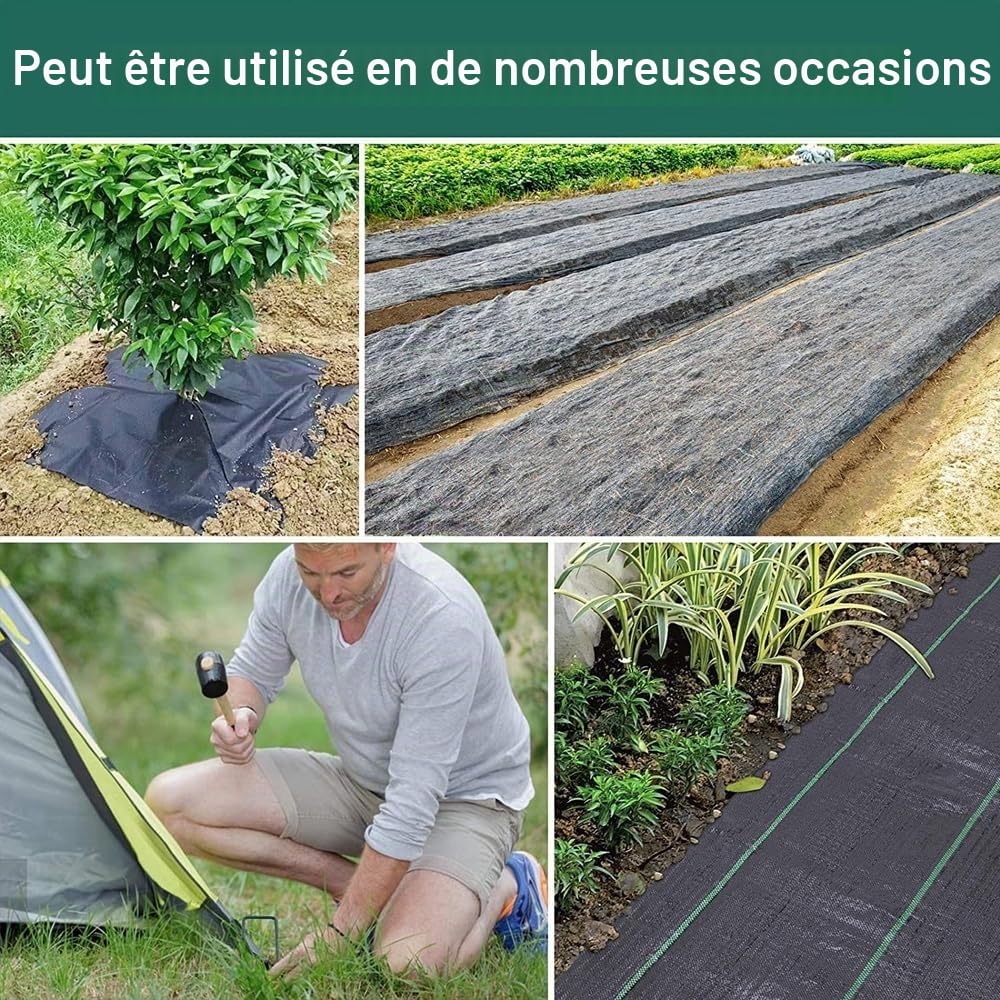 Suinga Agrafes pour Gazon Artificiel | Lot de 50 piquets de Fixation en métal galvanisé pour Filets | Clous résistants pour Jardins et terrasses | Ancrage pour Gazon Artificiel Vert