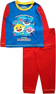 BaShark Baby,Clothing,Baby Boys 0-24m,Sleepwear & Robes,Pyjama Sets Baby Shark Kids Boys Girls Pyjamas