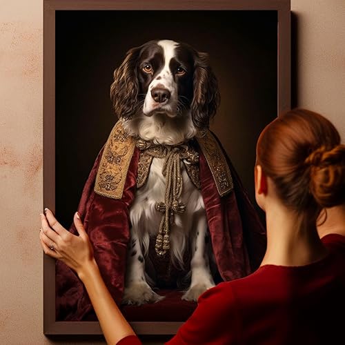 Miniatura 580 de Thuan Chow Chow Retrato de mascota con disfraz real de perro en un disfraz retrato de perro con vestimenta Retrato medieval de mascota retrato