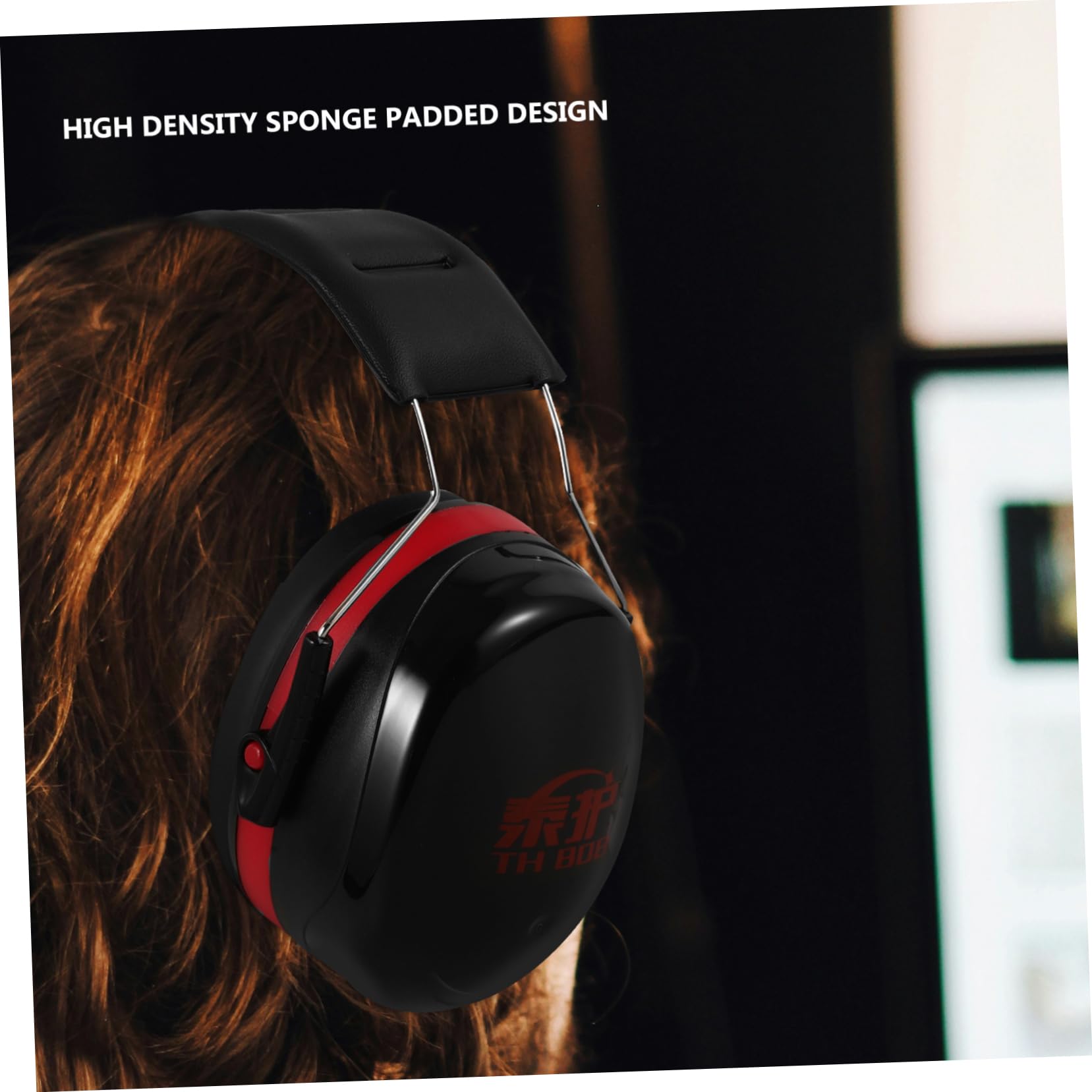 4 Piezas Auriculares Antiruido Ajustables Protección y Ambientes Ruidosos Earmuffs de Reducción de Ruido Estudio y Material Seguro y Cómodo