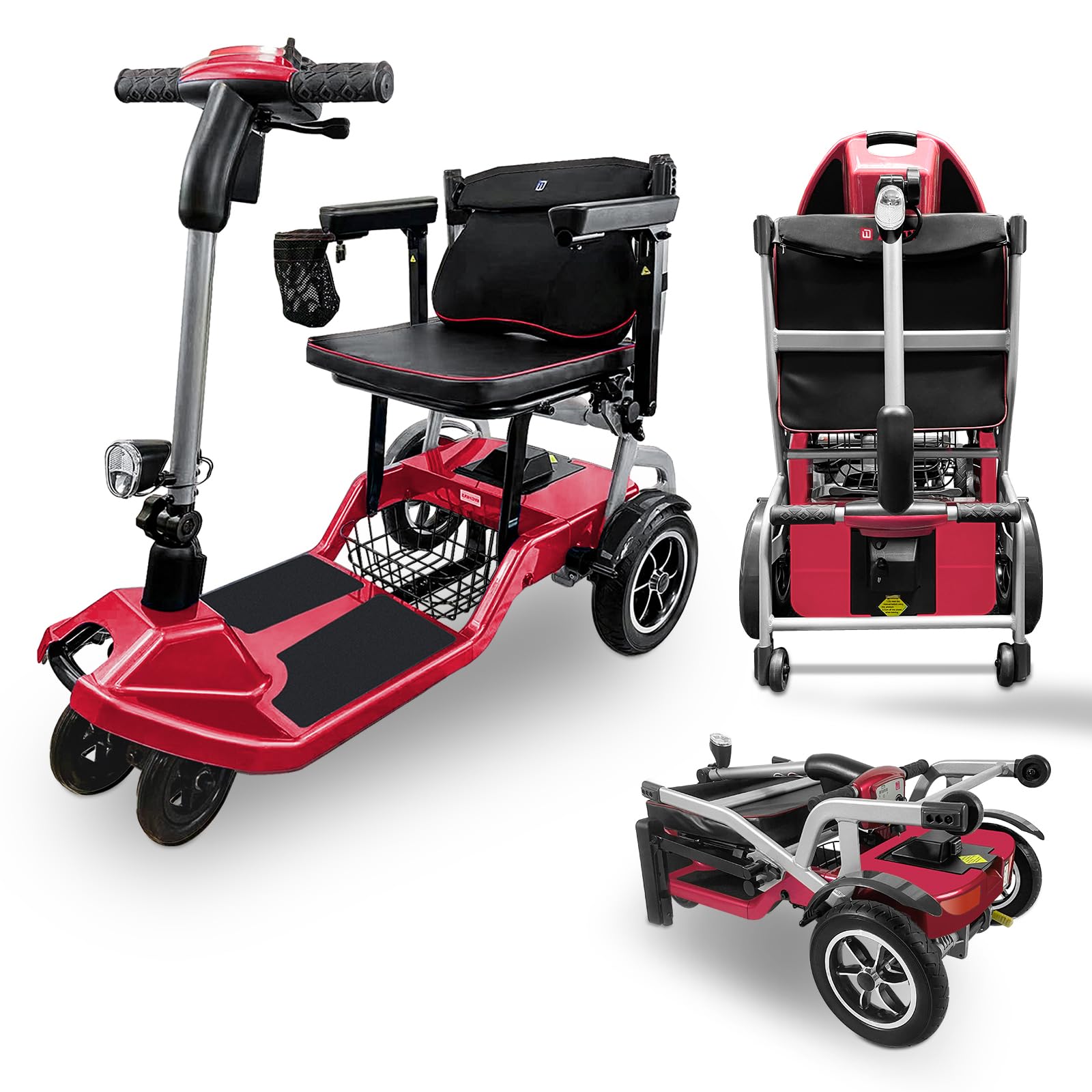 Top 5+ Best Mobility Scooters for Short People (Smaller and More Compact) 27 ZiiLIF R3b (Red)