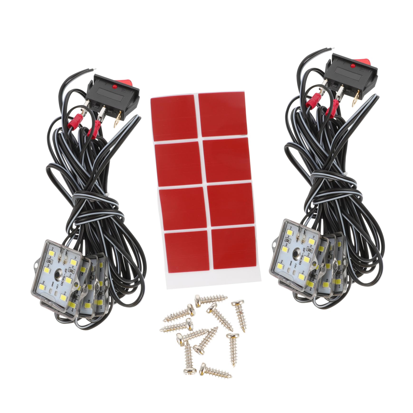 ULTECHNOVO 1set Led Pickup Bed Light Kit Lighting for Trucks Easy Installation Rated for All Weather Conditions for Cargo Box and Truck Bed Illumination