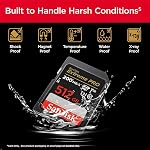 SanDisk 512GB Extreme PRO SDXC UHS-I Memory Card - C10, U3, V30, 4K UHD, SD Card - SDSDXXD-512G-GN4IN | Up to 200MB per S Read, 140MB per S Write, C10 U3 V30, 4K UHD