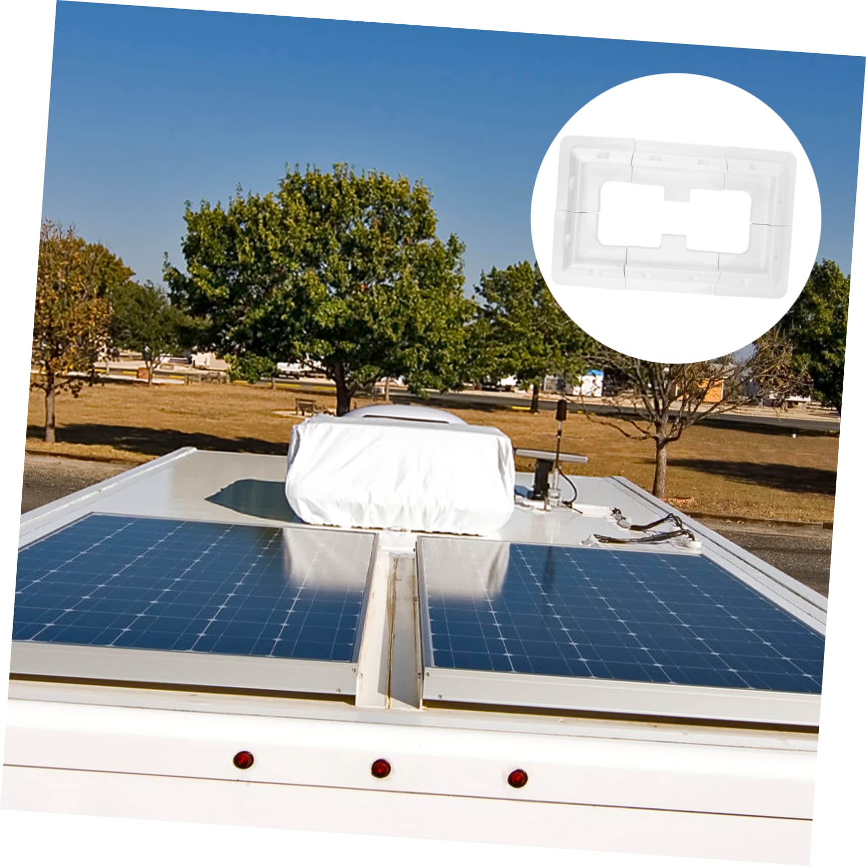 Zestaw Uchwytów Solarnych Na Dach Łódź Jacht Kamper Furgonetkę - 6 Szt Plastikowych Stojaków Abs - -korozyjne Łatwa Instalacja