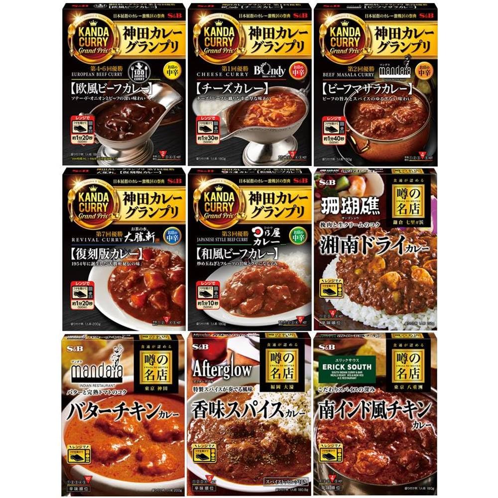 Amazon.co.jp: 有名店のカレー食べ比べ【6種セット】 神田カレー