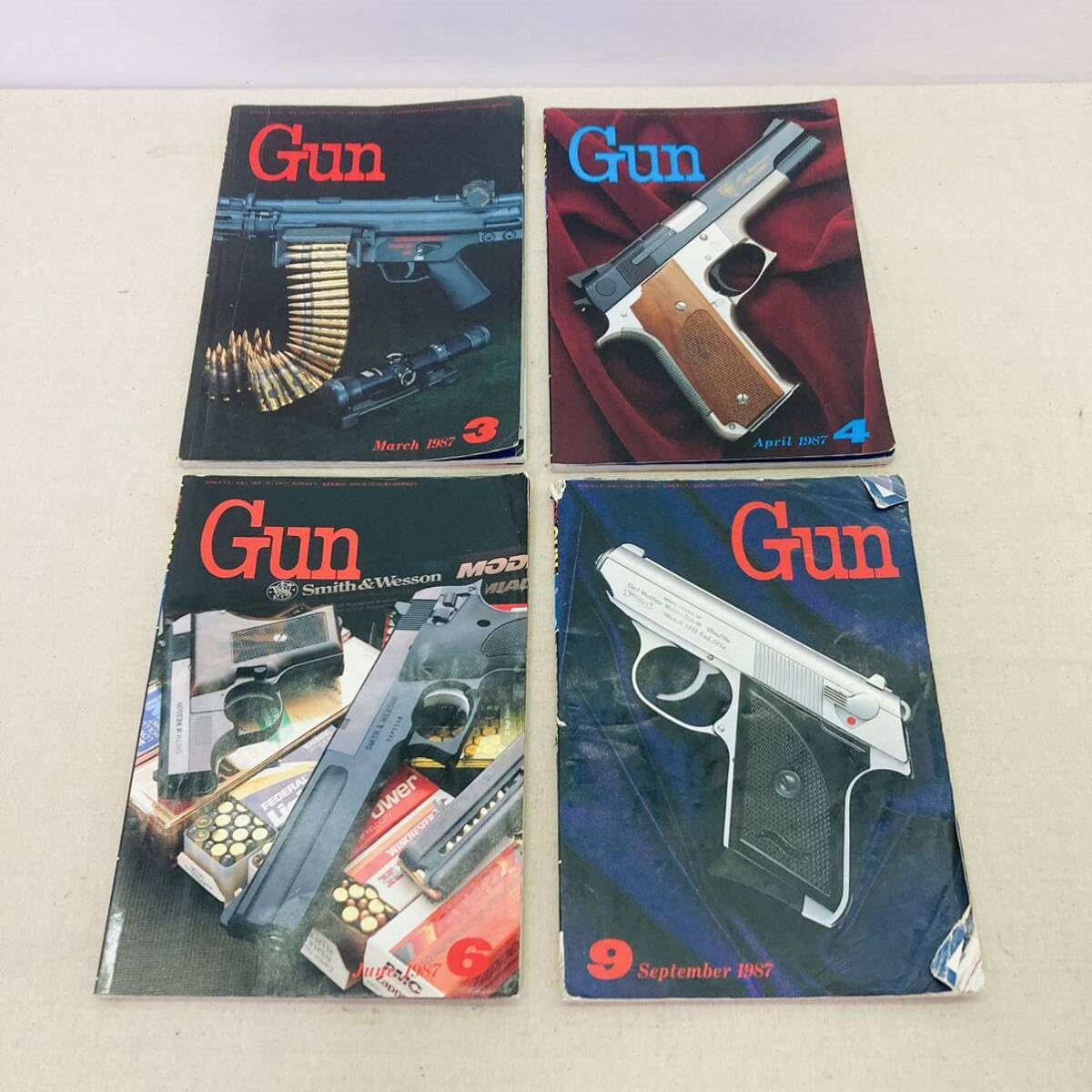 Amazon | 月刊Gun ガン 1987年3.4.6.9月号 銃 射撃 狩猟 国際