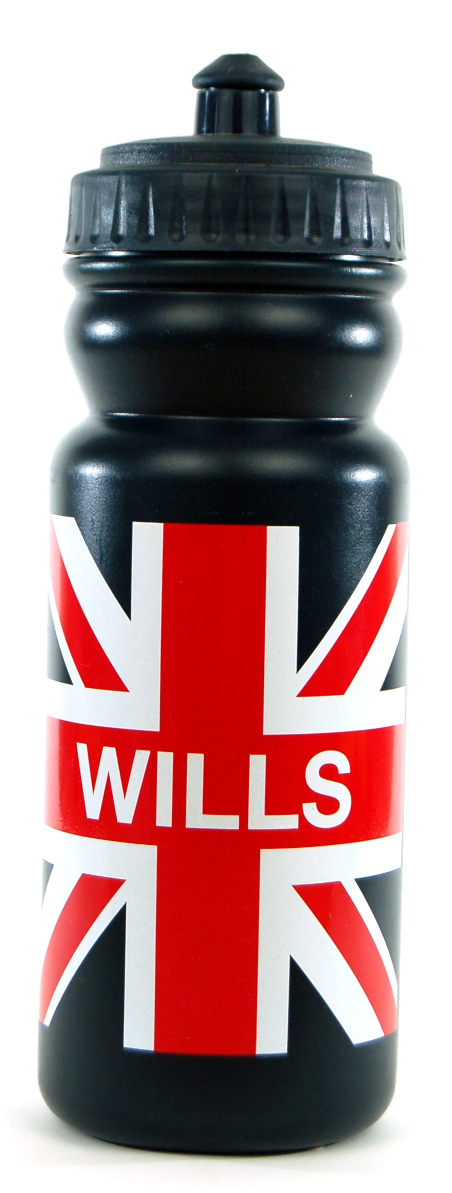 Jack Wills Water Bottle Cleveland Union Jack Logo Navy Gym Sports