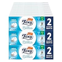 Foxy Fazzoletti di carta tascabili / 25 confezioni da 12 pacchetti / 4 veli / Con