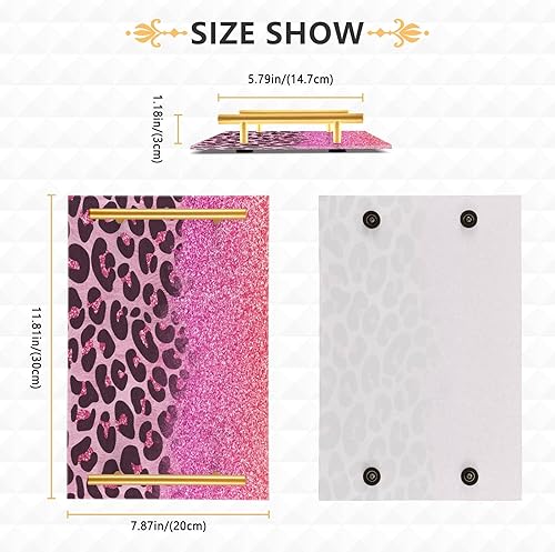 Miniatura 24 de Bandeja de tocador de mármol negro dorado para mostrador de baño, bandeja rectangular de mármol, bandejas decorativas de cocina, bandejas de Mármol