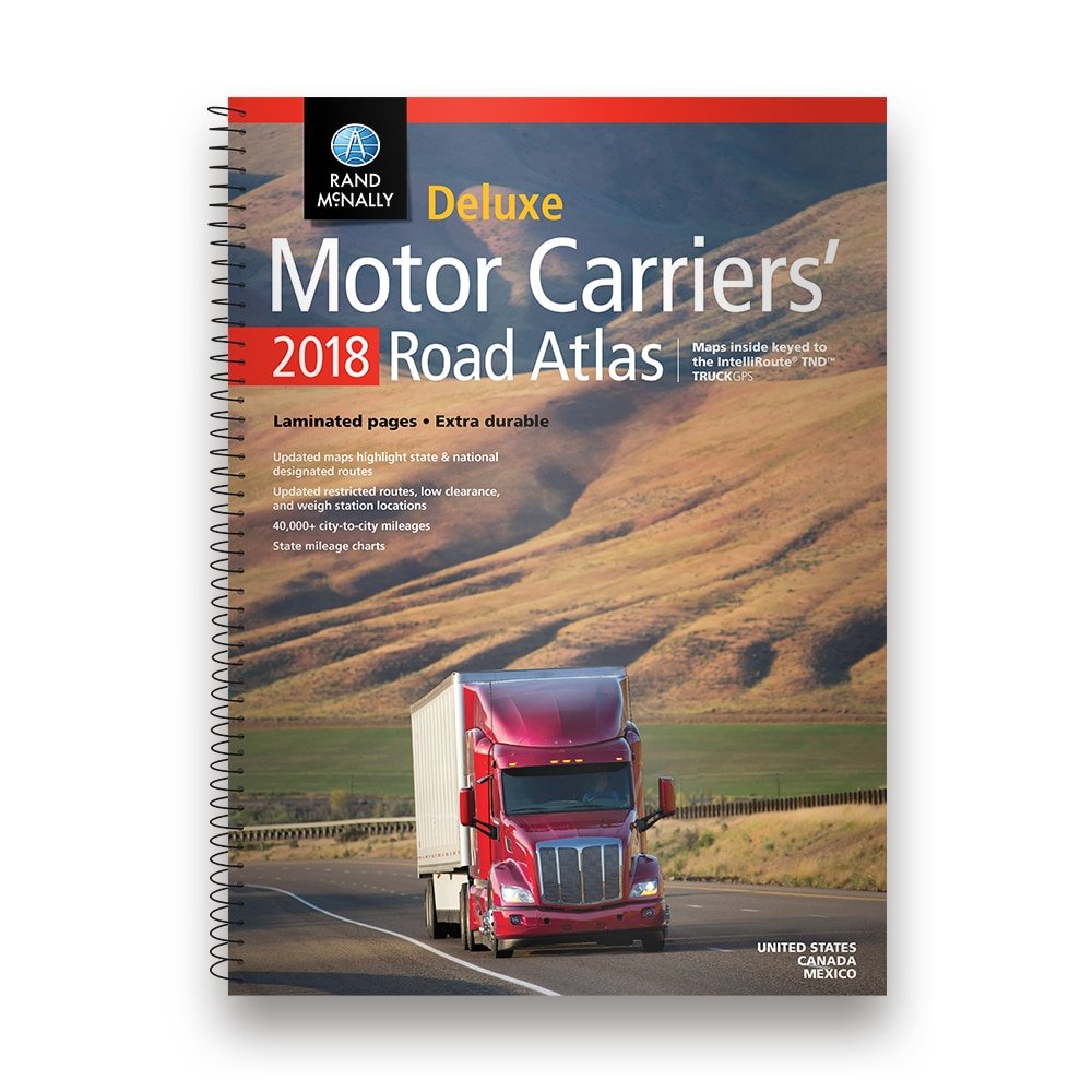 2018 Rand McNally Deluxe Motor Carriers' Road Atlas: Dmcr Paperback