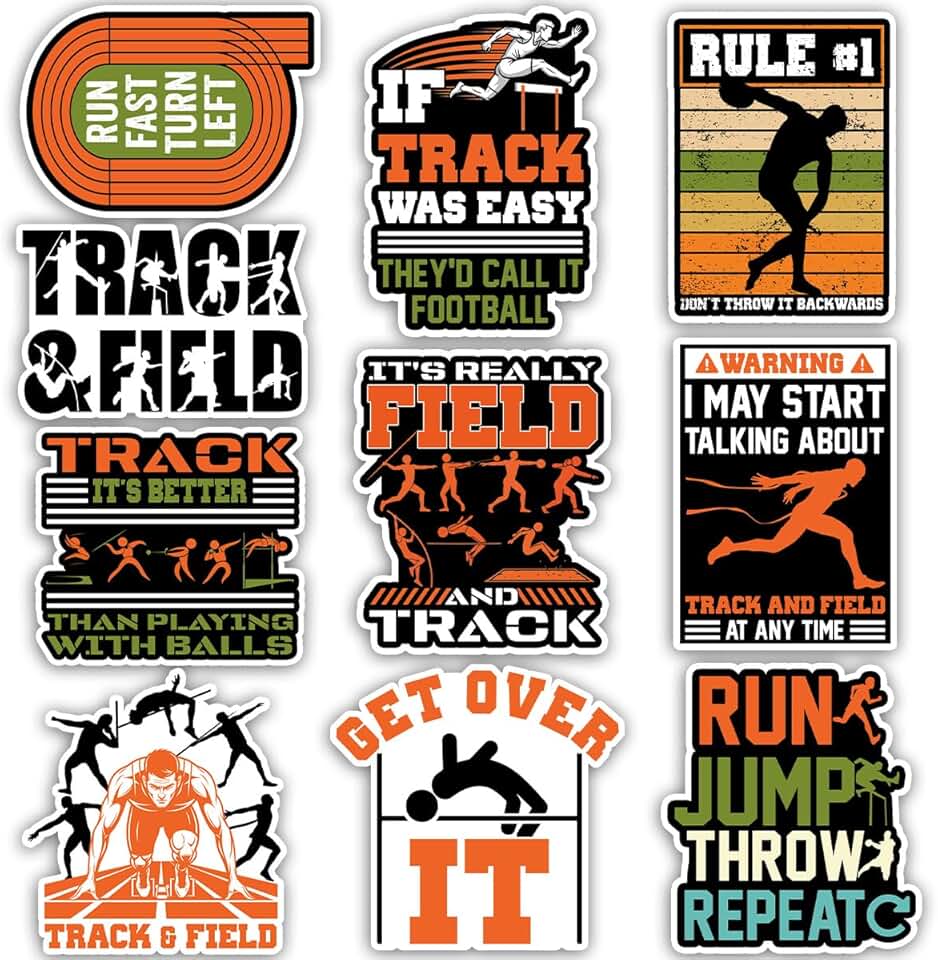Track and Field Sticker Pack