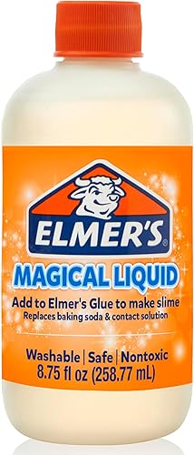 Elmer's Magical Liquid, Slime Activator Solution, Updated Formula for Double Slime Output, Safe, Washable, 8.75 fl oz - Kids Activity, Arts & Crafts, #1 Teacher Brand