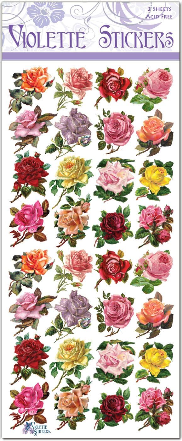 Violette Stickers Mini Roses. Toys & Games