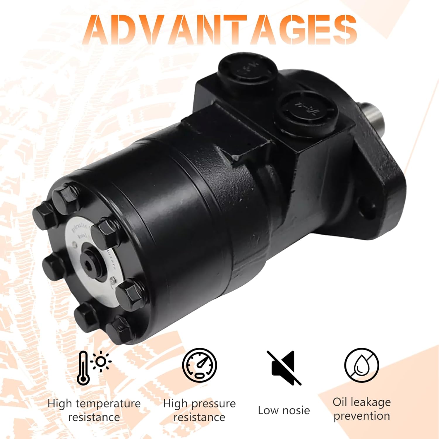 Hydraulic Motor 101-1037-009 1011037009 101-1037 1011037 for Gerotor Motor Replacement for Eaton Char-Lynn H Series | Direct Fit | OE Standard