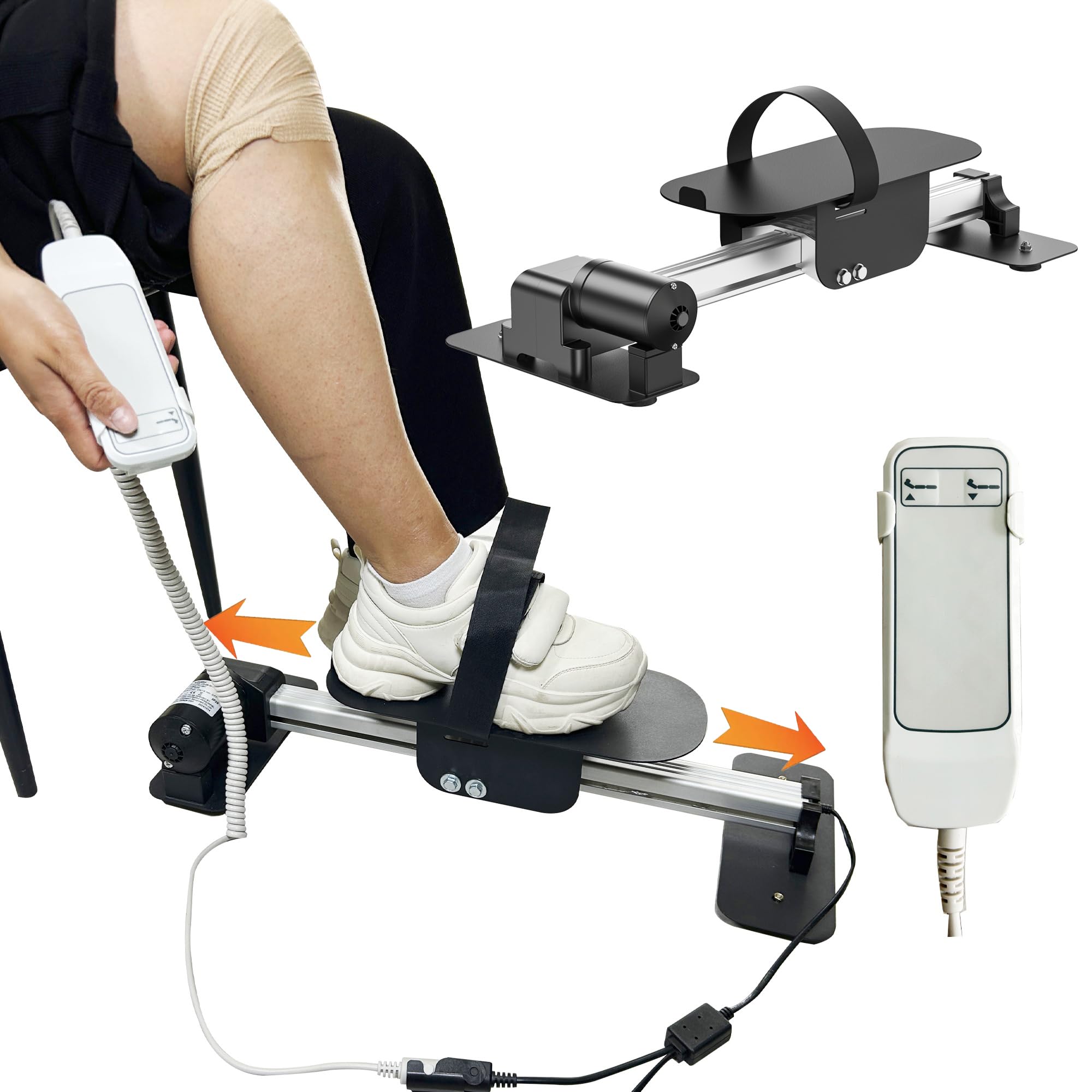 FSA/HSA Eligible Electric Knee Glide for Knee Replacement Recovery Aids Kit Knee Therapy Exercise Strengthening Equipment for PCL ACL MCL Knee Surgery Before and After 2