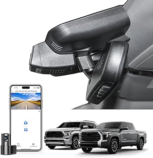 Mangoal Front 4K & Rear 1080P Dash Cam Custom fit for Toyota Tundra 2022-2026 & Sequoia 2023-2026 (Model B), Limited SR SR... Price In India