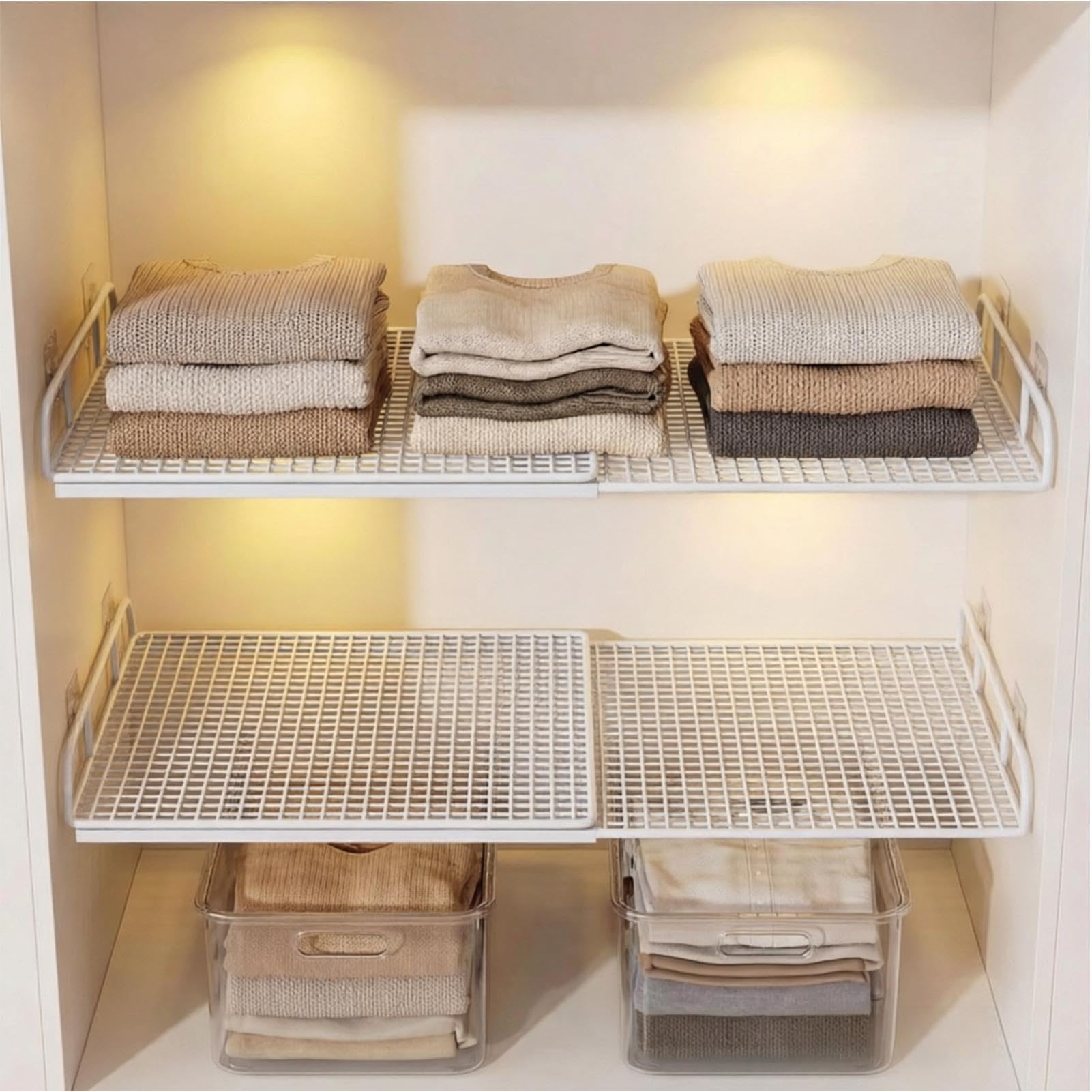 Erweiterbares für Schrank, 38,1–62 cm, verstellbar, ohne Bohren