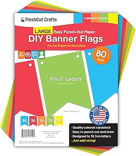 20 Stunning World Book Day Classroom Decor Ideas That Will Spark Joy in Every Reader! 310 80 pcs Paper DIY Banner Flags Bright Pennant Banners, Large (3.75 x 5 in...