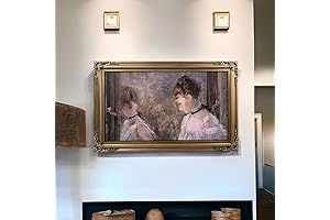 ORNATE WOOD FRAME FOR 65 INCH SAMSUNG THE FRAME TV - ANTIQUE GOLD FINISH