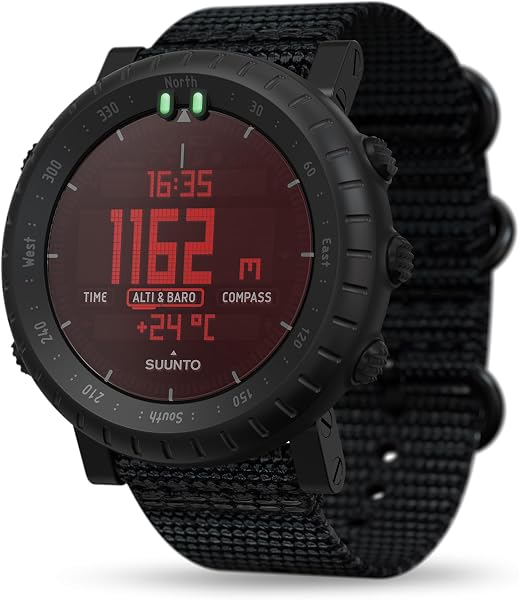 Suunto Core Alpha Stealth Montre Outdoor avec altimètre et GPS