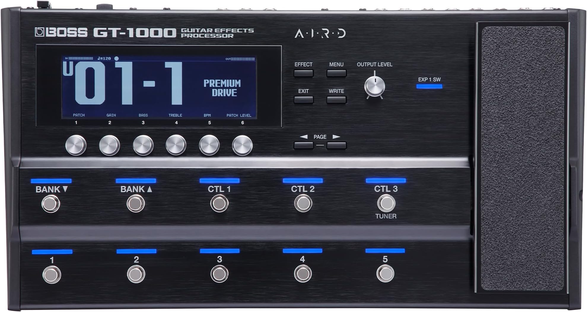 BOSS GT-1000 Guitar Multi-Effects Processor with Augmented Impulse Response Dynamics Technology, Highly Musical Guitar Amplifiers and Multi-Effects Flagship