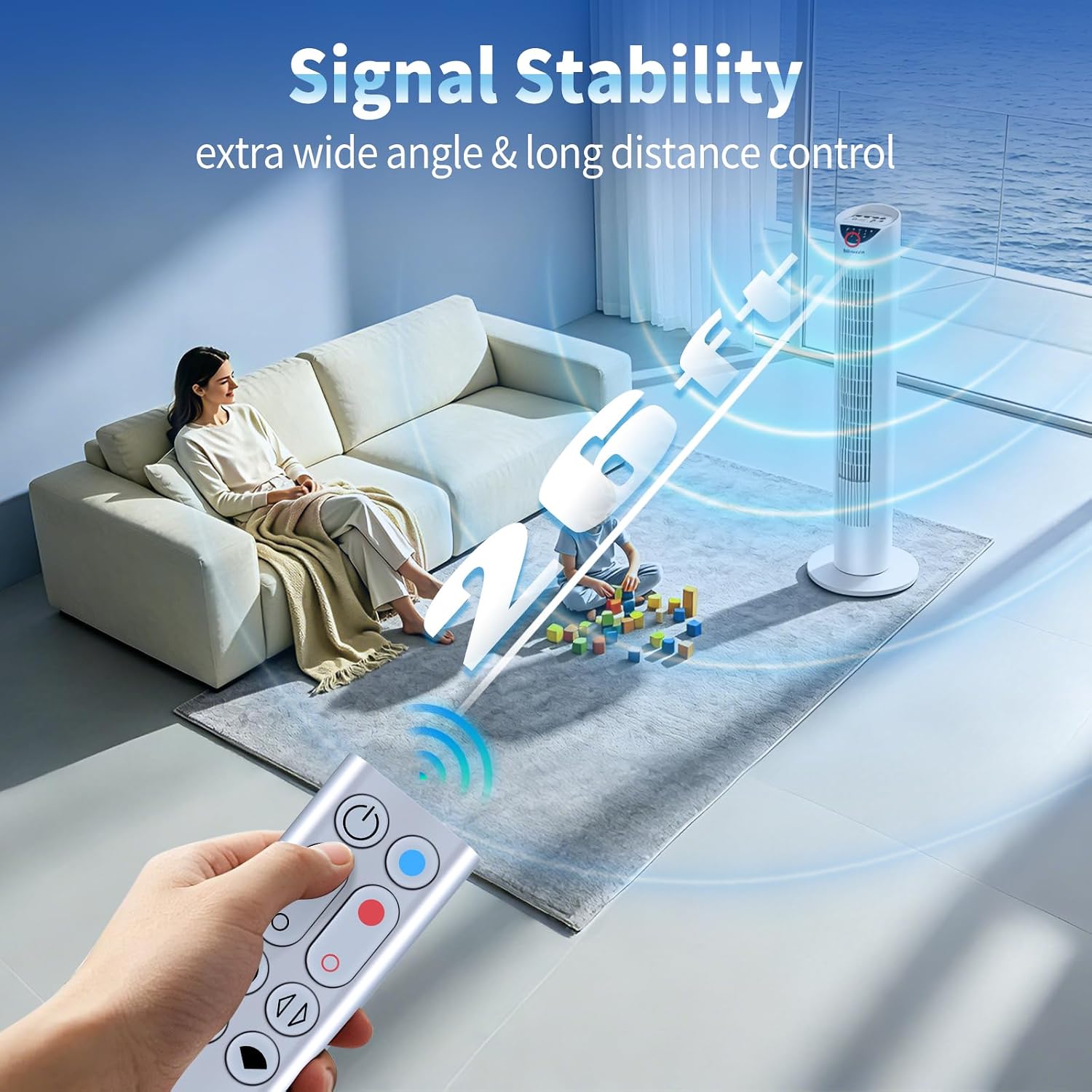 Replacement Remote Control for Dyson Pure Hot+Cool Fan Purifying Heater, Models HP00 HP01, Without Magnetic, Silver
