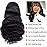 Lativ Human Hair Wigs with Bangs Body Wave Bang Wigs for Black Women Human Hair 150% Density Brazilian Glueless None Lace Front Wig Human Hair Natural Color(22 Inch, Body Wave)