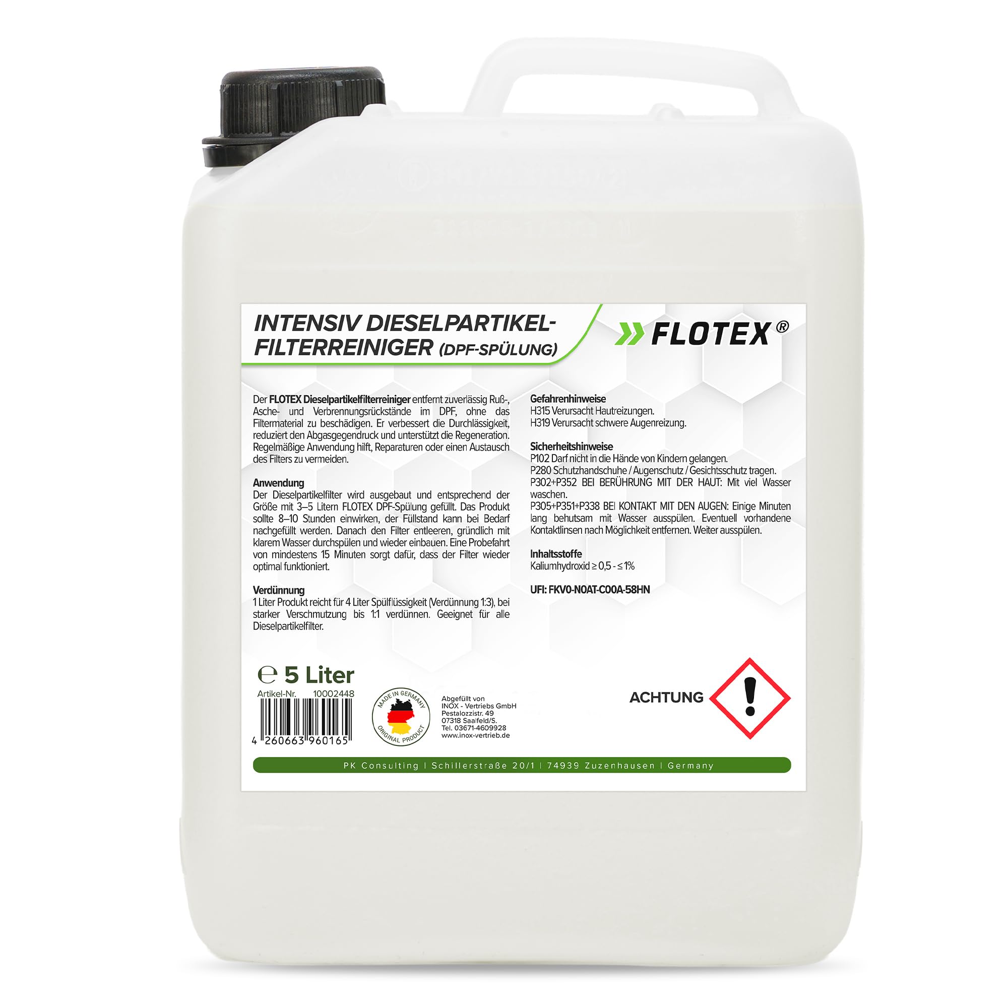 Diesel Common-Rail Lot de 6 flacons de nettoyant et additif de Protection pour Moteurs Diesel 250 ML