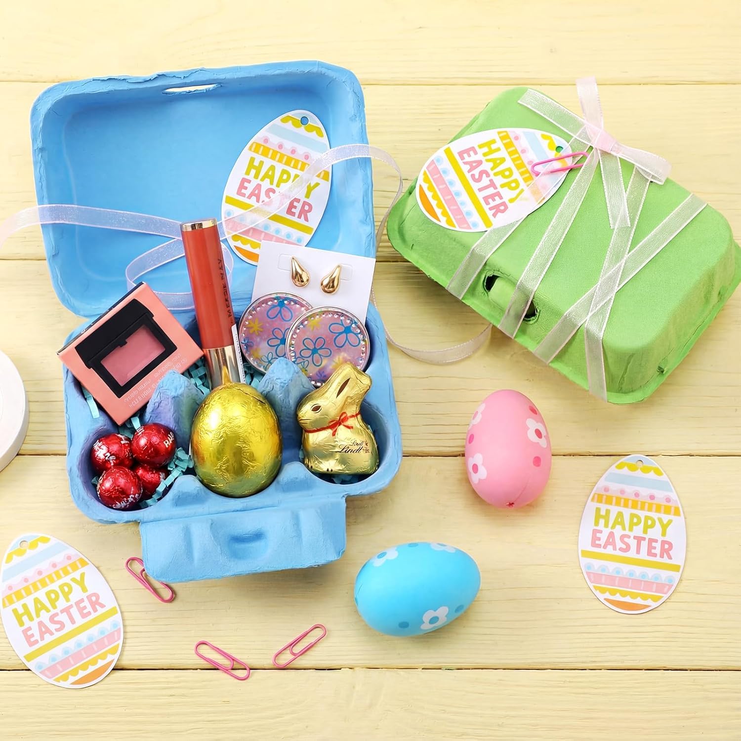 Eierkartons für Eier ohne Aufdruck, Robust und Langlebig, Eierschachtel für Hühnereier für DIY Geschenke Ostern Handwerk, Sicherer Transport & Aufbewahrung von Hühnereiern (24 Stück)