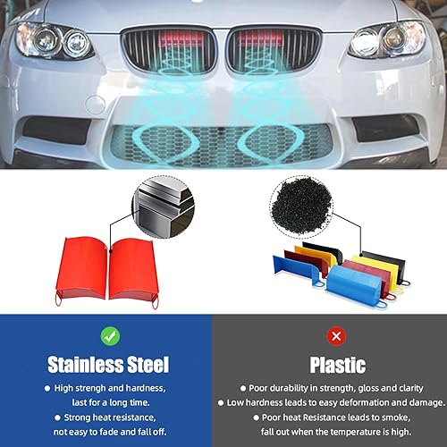 Miniatura 2 de BILLFARO Sistema de admisión de 2 cucharas, sistema dinámico de entrada de aire Cold Ram para BMW E90919293 316d, 318d, 320d, 325d, 330d, 335d,