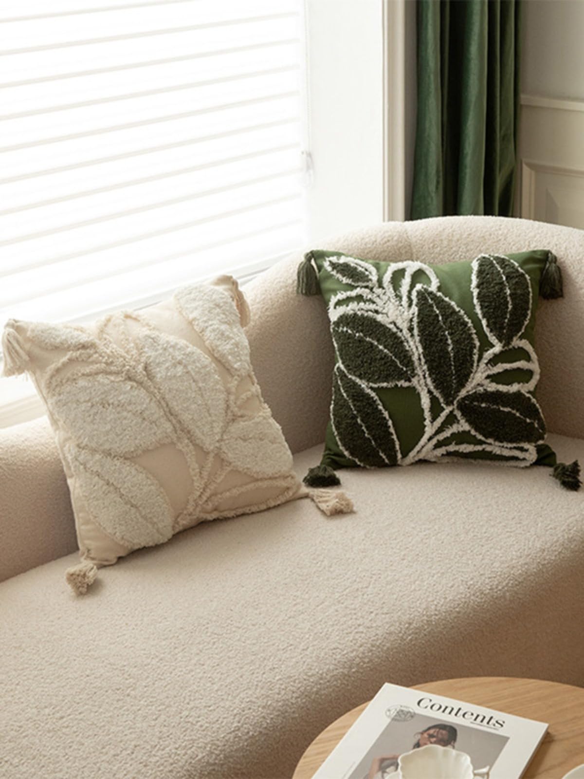 FackLOxc Federa per cuscino ricamata con motivo floreale, 45 x 45 cm, per camera da letto, divano, decorazione