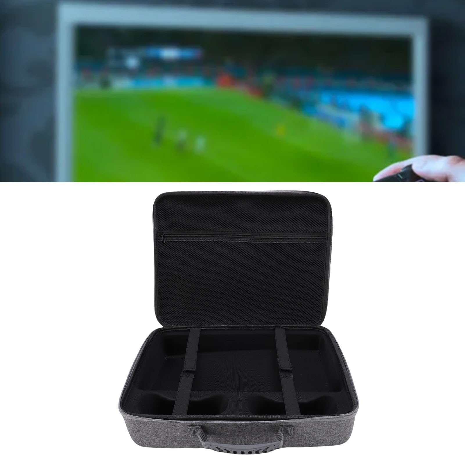 Estuche de Transporte para Consola Pro, Bolsa Portátil a Prueba de Golpes para Viaje, Carcasa Dura de Nailon EVA para Consola Pro, Controladores, Adaptador de Corriente, a Prueba de Agua