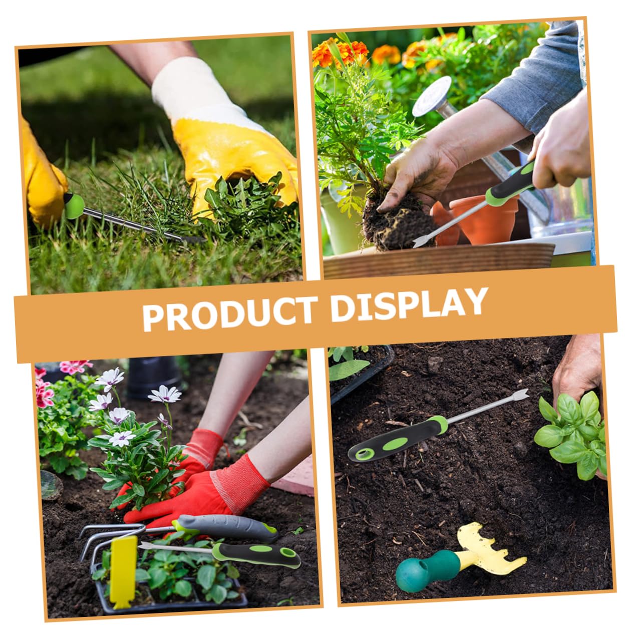 3pezzi Estirpatore Manuale da Giardino Strumento per Rimuovere Erbacce Leggero e Versatile per Giardinaggio Adatto per Uso Domestico e Agricolo Design Ergonomico e Facile da