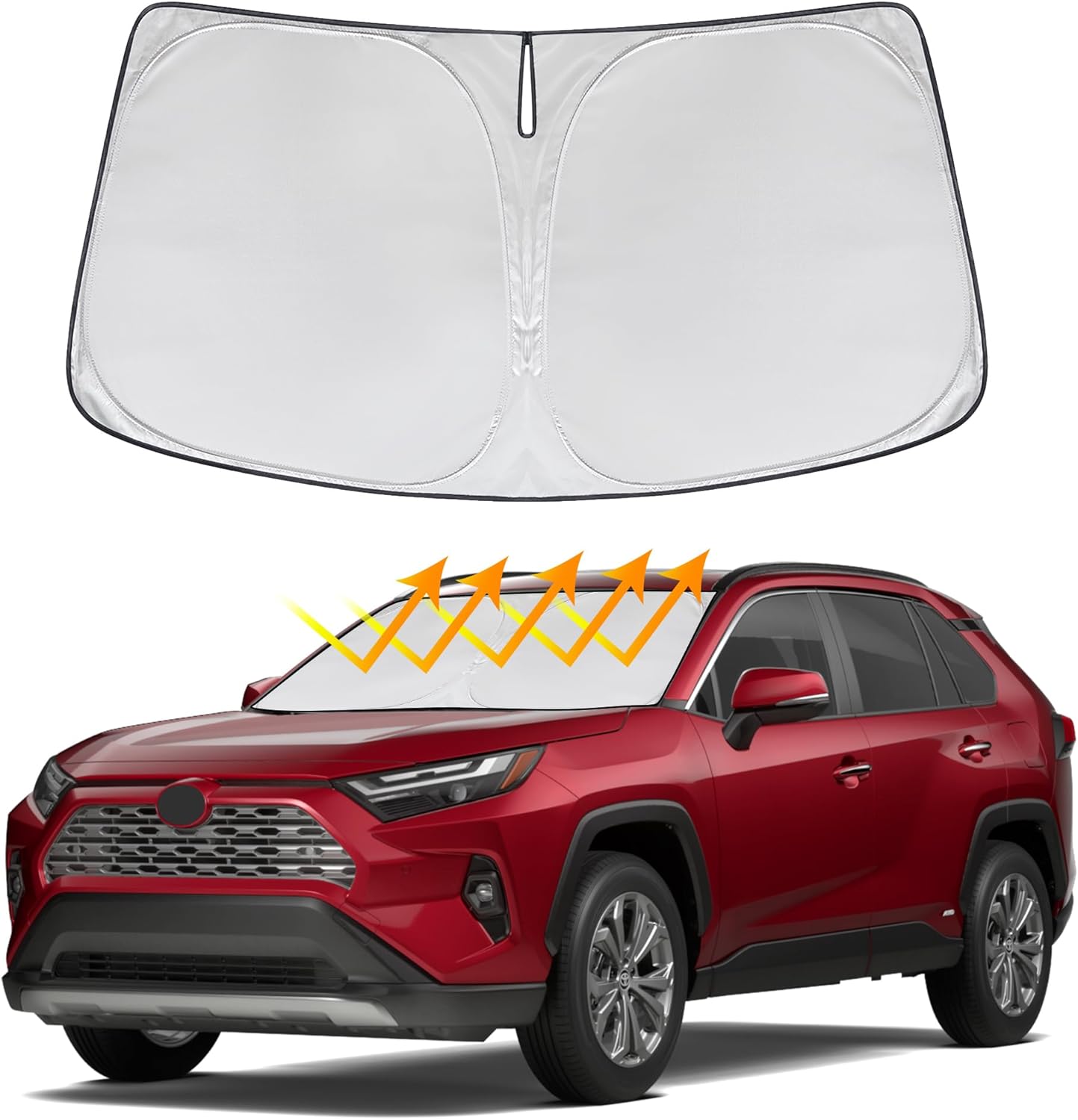 Front Windshield Sun Shade Custom Fit Compatiable with