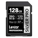 Lexar Professional Silver PRO SDXC UHS-II Card, 128GB up to 280MB/s Read, 160MB/s Write Speed gallery image