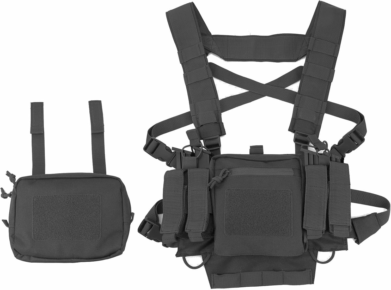 REEBOW GEAR Tactical Chest Rig Black/Grey/Tan
