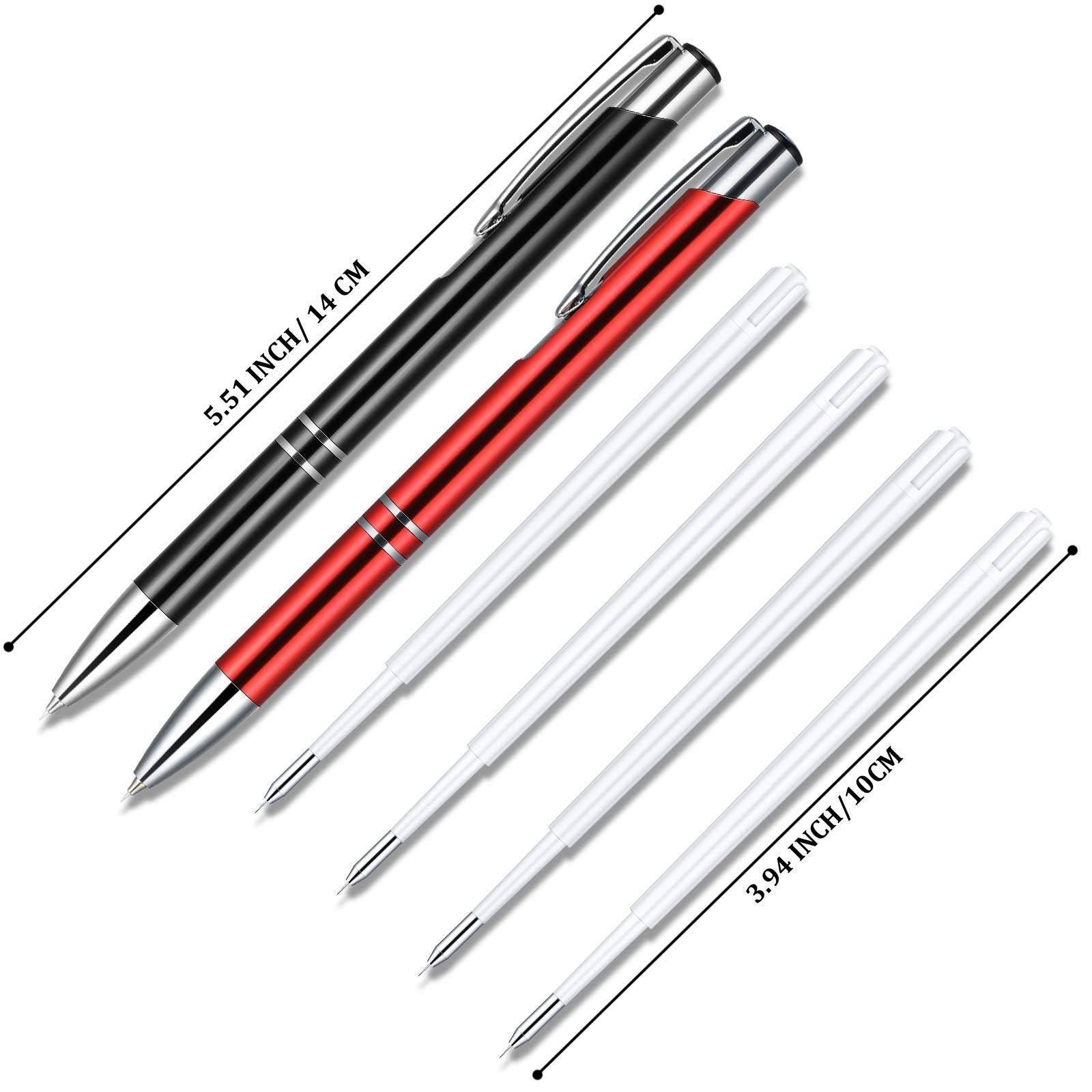 ASTER 2 Stuks Intrekbare Pinpen – Wiedtool Voor Vinyl, Folie, Ramen, Behang En Meer – Met Metalen Clip En Precisienaald – Glitter Metallic Tint