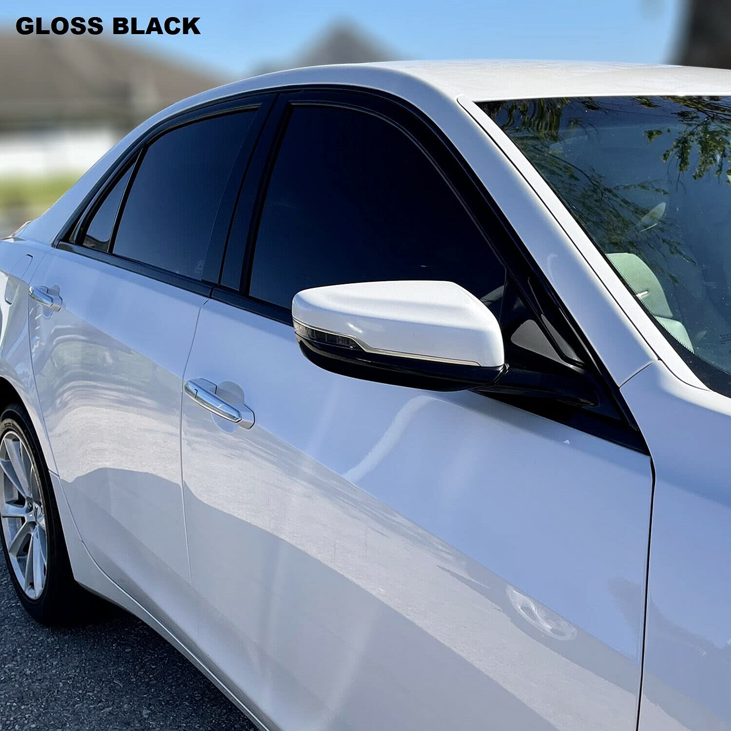 For 2014-2019 Cadillac CTS Fog Trim Cover Overlay Chrome Delete - Foto 4