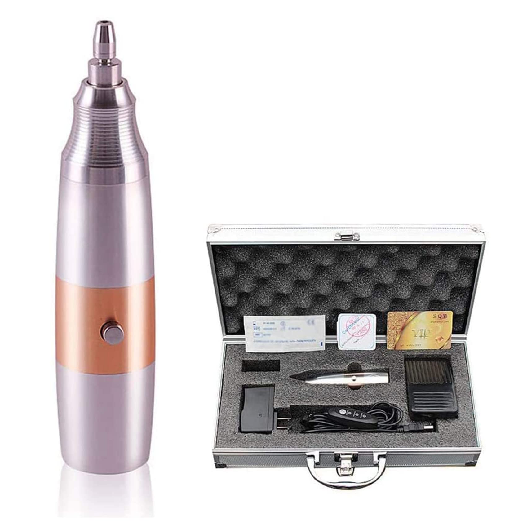 jjff FUE Hair Follicle Extractor Hair Transplant Eyebrow Hairline Seamless Hair Transplant Machine for Men and Women for Thicker Hair Growth.