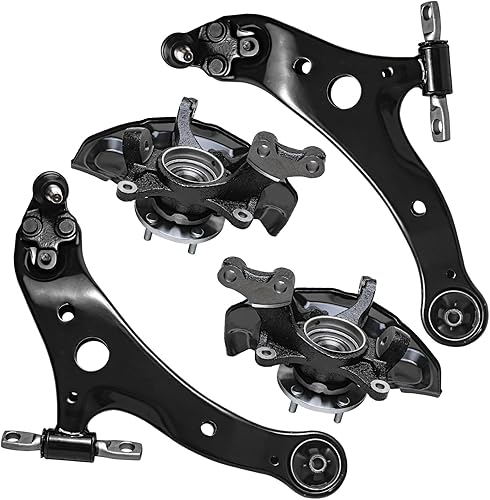 Miniatura 186 de Detroit Axle - Kit de brazos de control delanteros de 4 piezas para Nissan Cube 2009-2014, Nissan Versa 2007-2012 2 brazos de control inferiores con