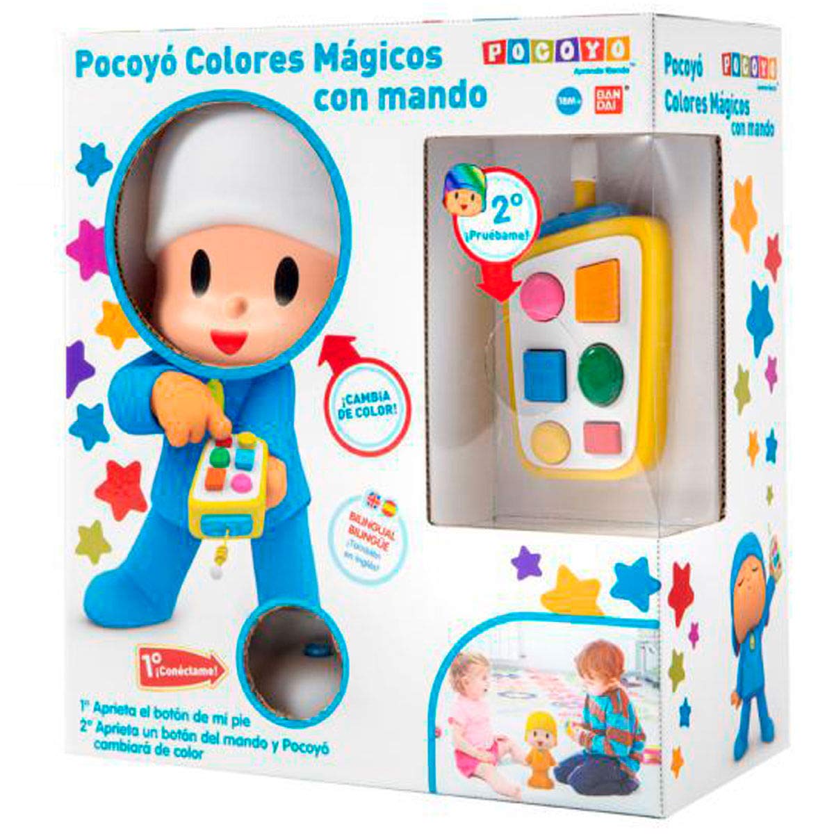 Pocoyo - Peluche Colores Mágicos con Mando