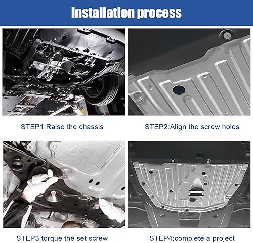 Miniatura 5 de TomGoo Protector contra salpicaduras de motor compatible con Honda Civic 2016 2017 2018 2019 2020 2021, protector de carcasa del motor debajo del