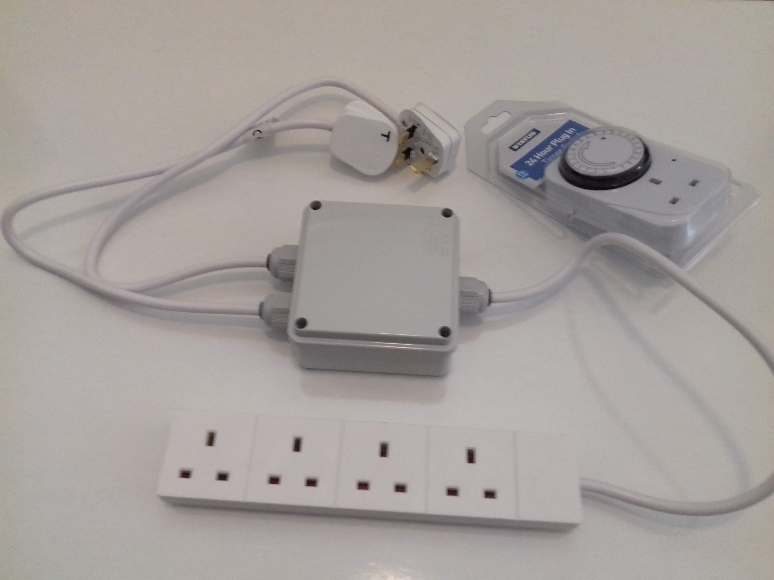 Gro-Lec Light Grow Contactor 4 Way Hydroponics Ing Relay And Timer
