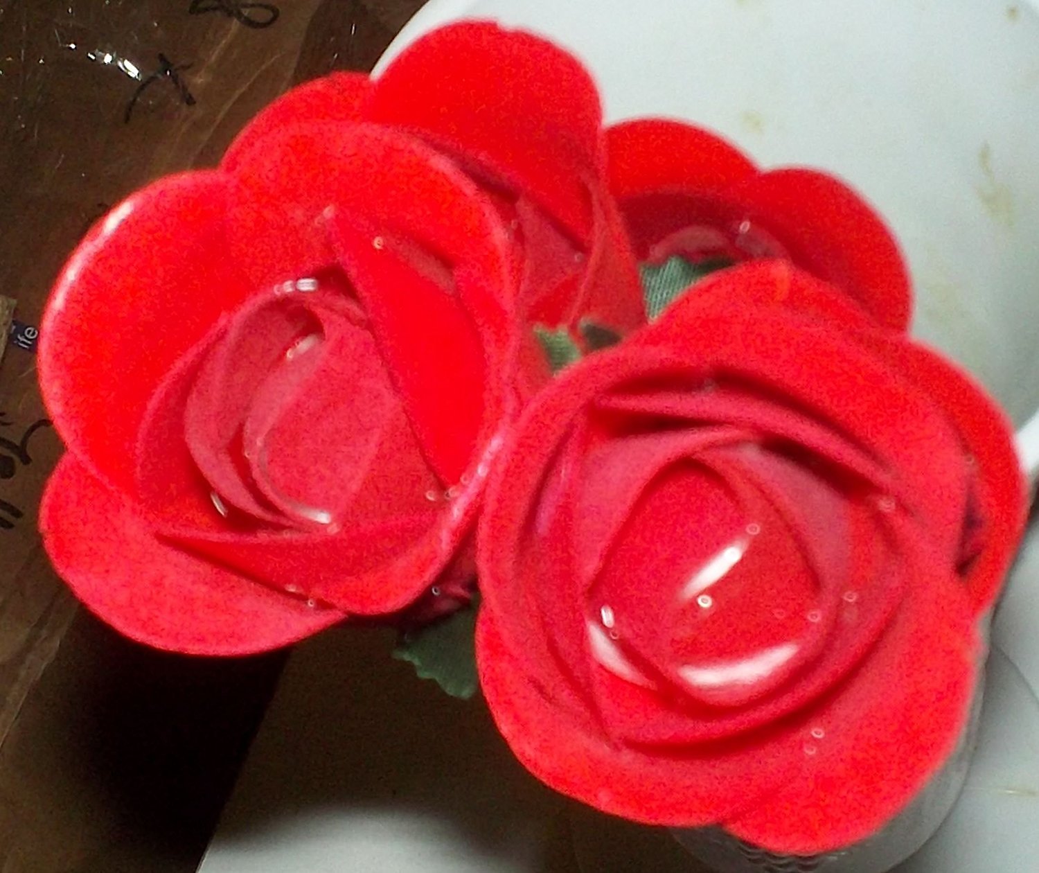 卓上のバラ フロールエバー プリザーブドフラワー ショートステムローズ