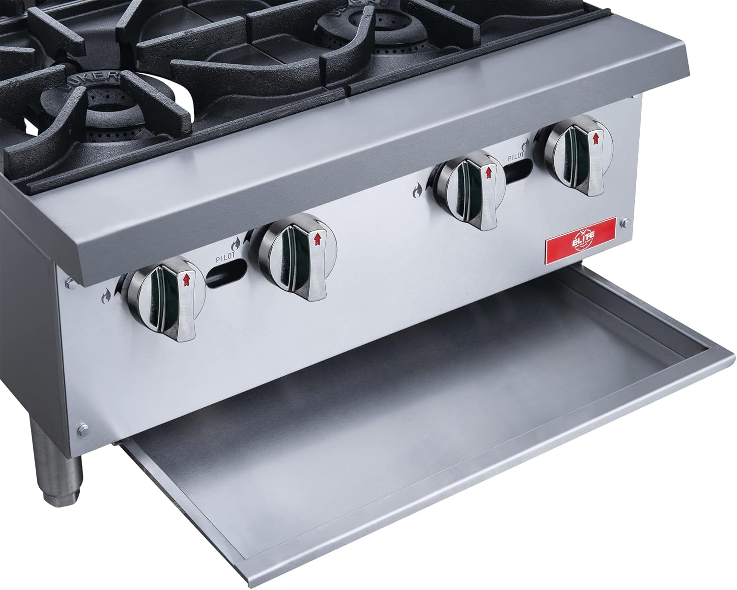 Commercial 24" 4-Burner Hot Plate for Cooking ETL
